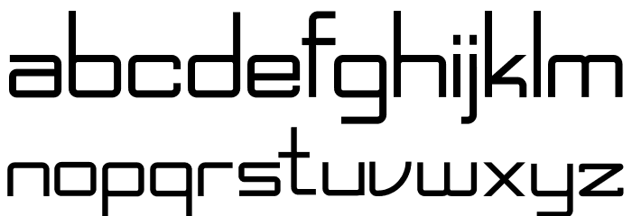 Exninja Font LOWERCASE