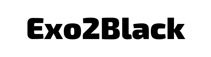 Exo 2 Black  font caratteri gratis