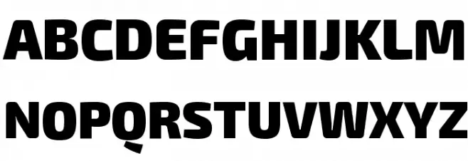 Exo 2 Black Шрифта ВЕРХНИЙ