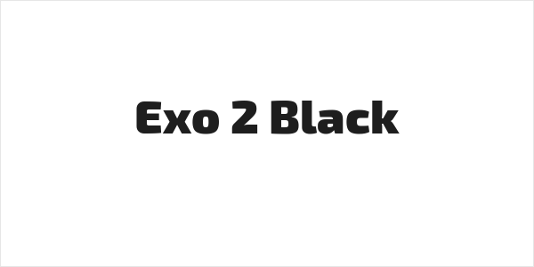 Exo 2 Black Logo