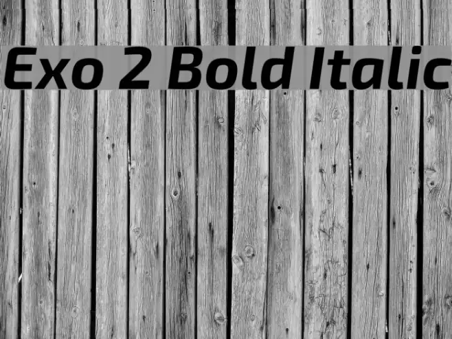 Exo 2 Bold Italic Font examples