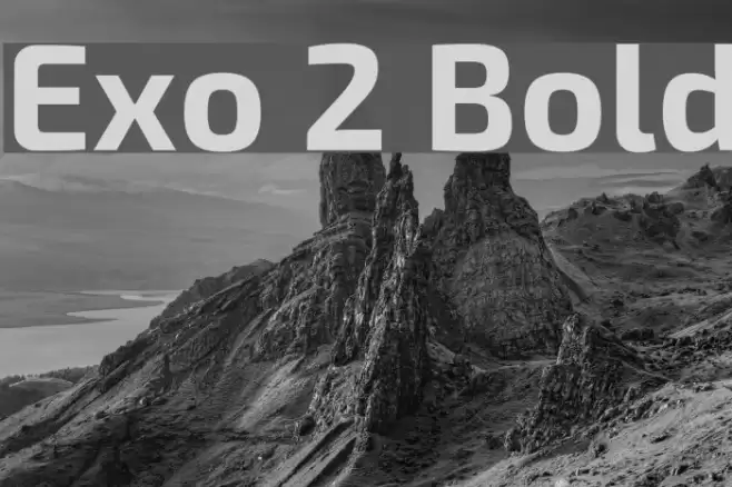 Exo 2 Bold Font examples