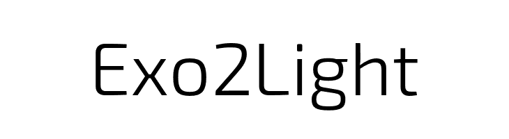 Exo 2 Light  les polices de caractères gratuit tlcharger