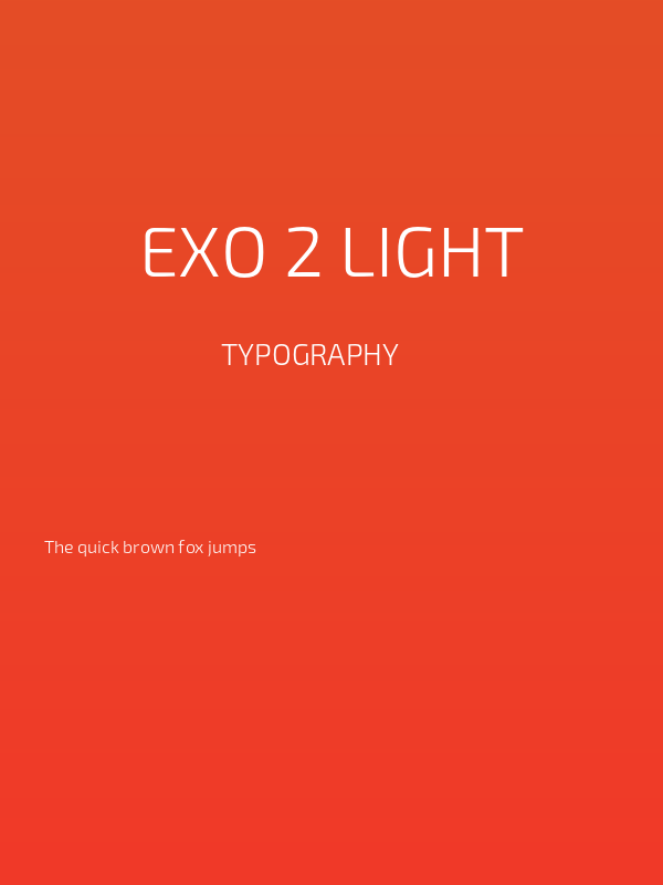 Exo 2 Light Poster