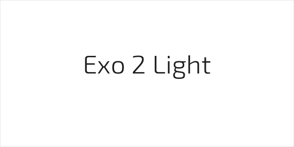 Exo 2 Light Logo