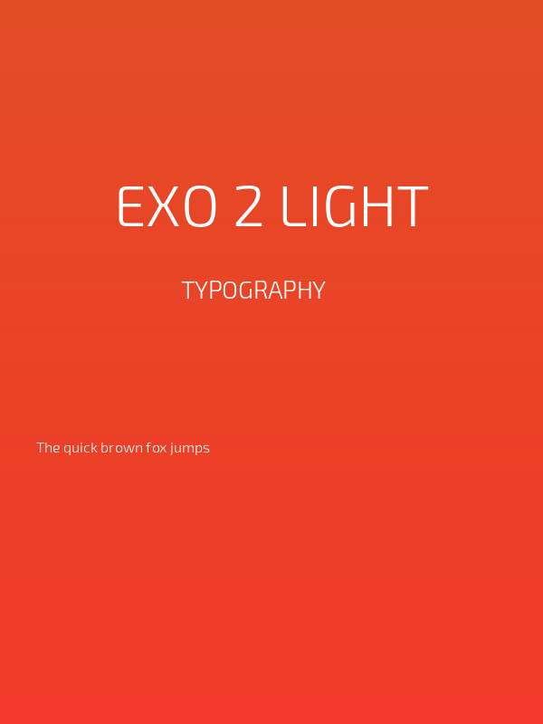 Exo 2 Light Poster
