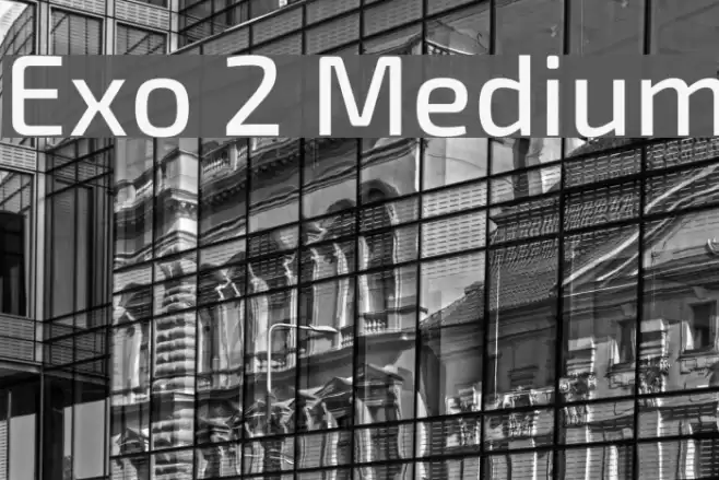 Exo 2 Medium Font examples