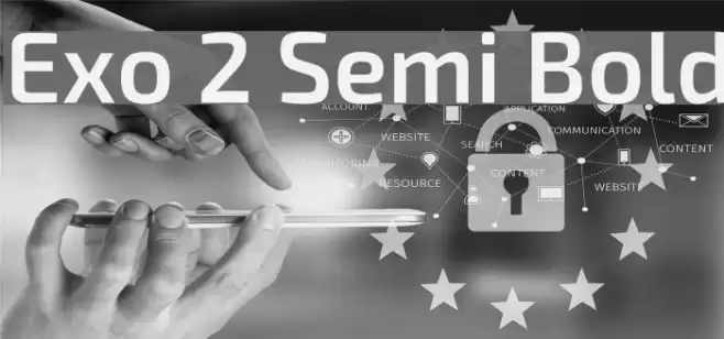 Exo 2 Semi Bold Font examples
