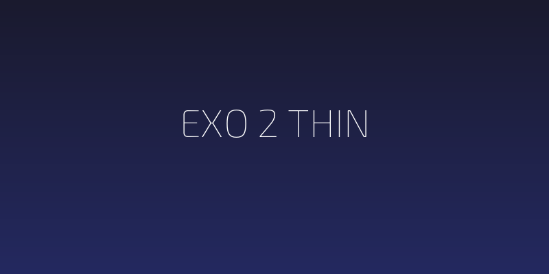 Exo 2 Thin Social Header