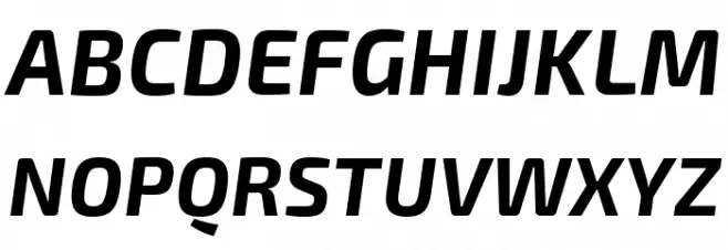 Exo 2.0 Bold Italic Fonte MAIÚSCULAS