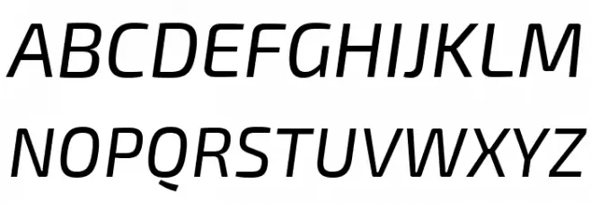 Exo 2.0 Italic Fonte MAIÚSCULAS