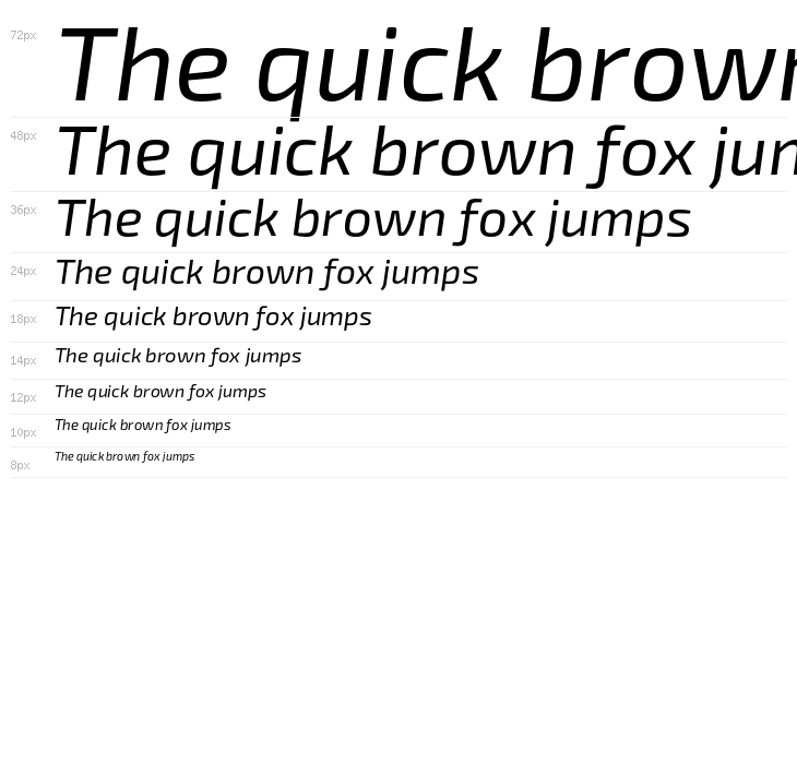 Exo 2.0 Italic Waterfall