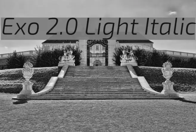 Exo 2.0 Light Italic Example 2
