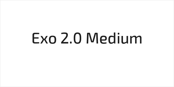 Exo 2.0 Medium Logo