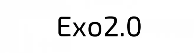 Exo 2.0  フリーフォントのダウンロード