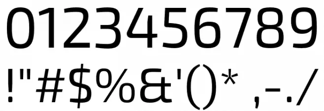 Exo 2 Font OTHER CHARS