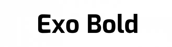 Exo Bold  Fuentes Gratis Descargar