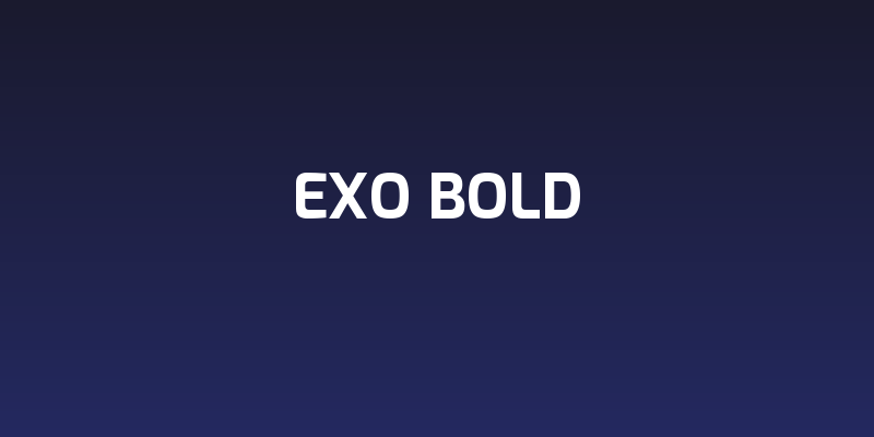 Exo Bold Social Header