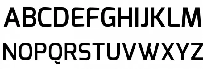 Exo Demi Bold Polices MAJUSCULES