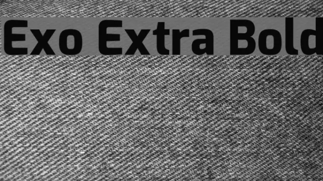 Exo Extra Bold Example 2