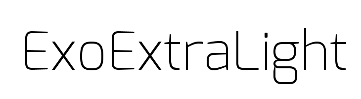 Exo Extra Light  Descarca Fonturi Gratis