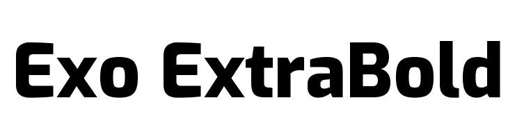 Exo ExtraBold Font