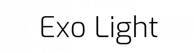 Exo Light  Fuentes Gratis Descargar
