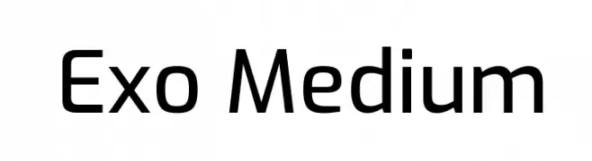 Exo Medium  Fuentes Gratis Descargar