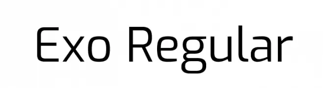 Exo Regular  Fuentes Gratis Descargar