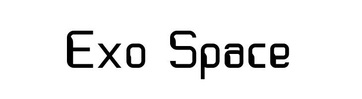 Exo Space  Free Fonts Download
