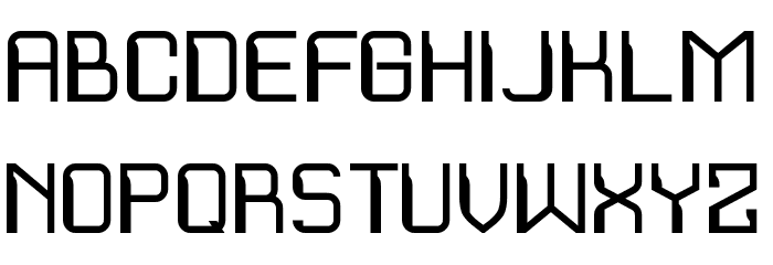 Exo Space Font UPPERCASE