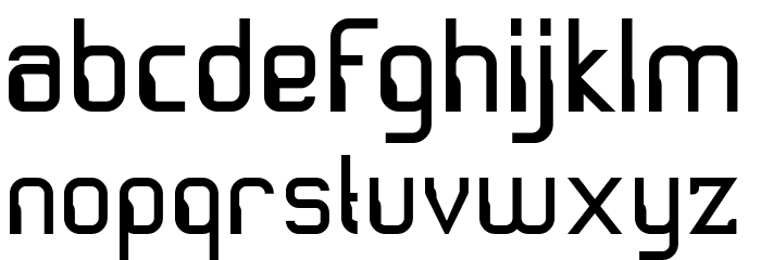 Exo Space Font LOWERCASE