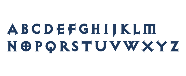 Exocet Heavy Uppercase