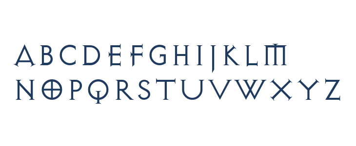 Exocet Light Uppercase