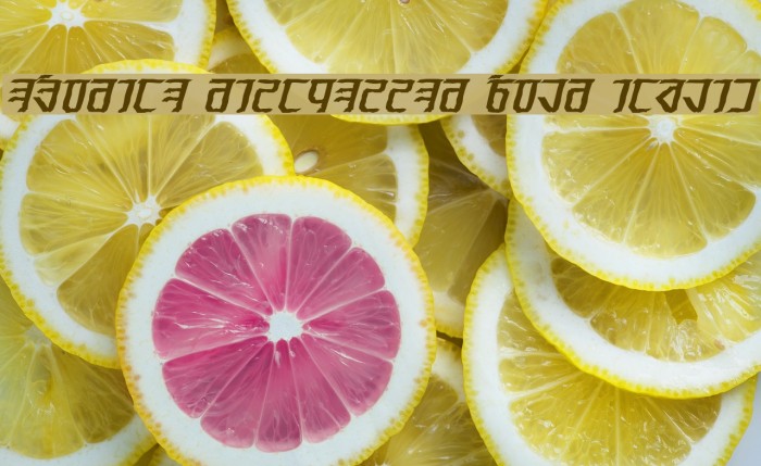 Exodite Distressed Bold Italic Example 1