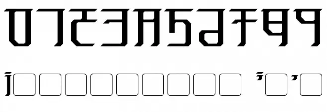 Exodite Font OTHER CHARS