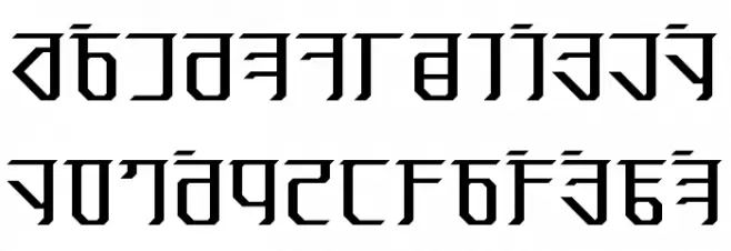 Exodite Шрифта ВЕРХНИЙ