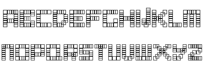 Exodus Gothic Regular Font LOWERCASE