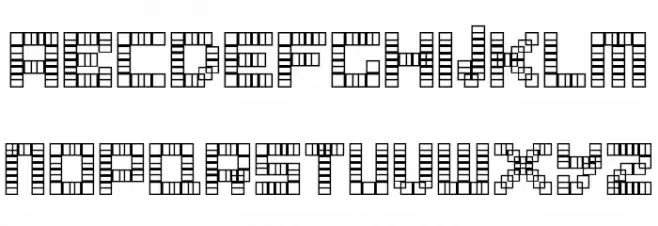 Exodus Gothic Regular 字体 小写