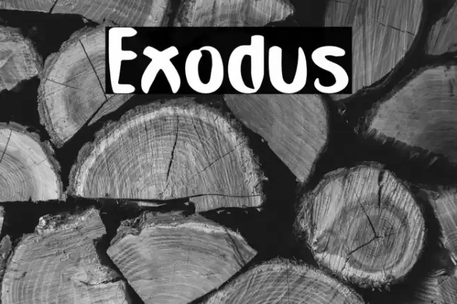 Exodus Font examples