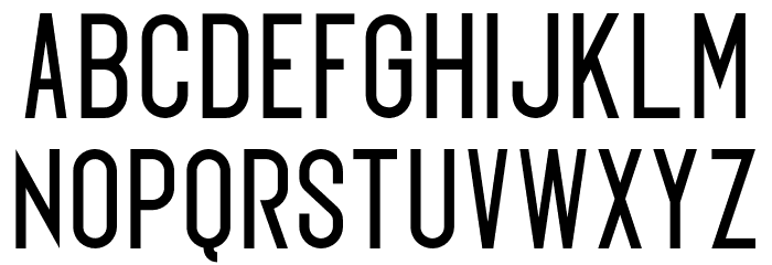 Exonregular Font LOWERCASE