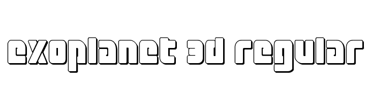 Exoplanet 3D Regular  لخطوط تنزيل