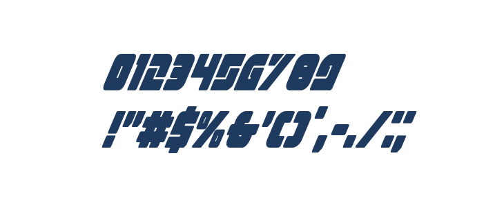 Exoplanet CondensedItalic Other Characters