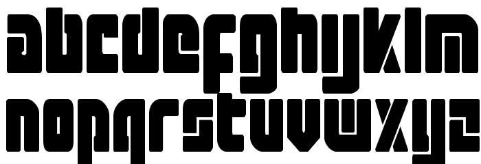 Exoplanet Condensed Font LOWERCASE