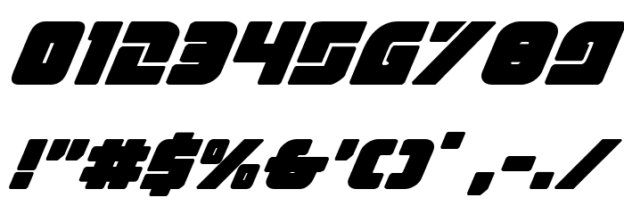 Exoplanet Expanded Italic Font OTHER CHARS