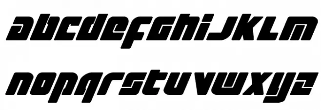 Exoplanet Expanded Italic Шрифта ВЕРХНИЙ