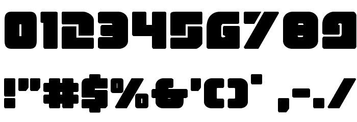 Exoplanet Expanded Font OTHER CHARS