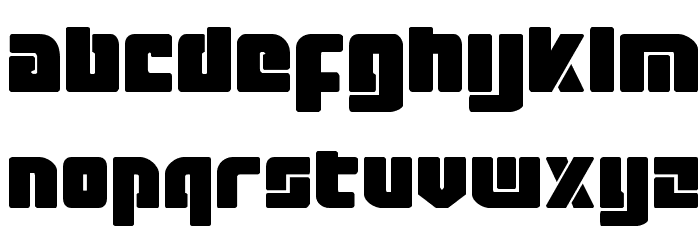 Exoplanet Expanded Font LOWERCASE