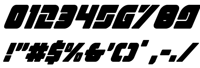 Exoplanet Italic Font OTHER CHARS