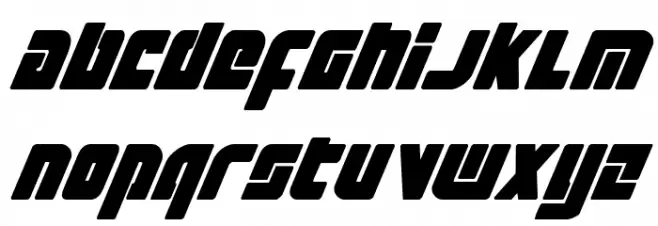 Exoplanet Italic Fonte MAIÚSCULAS